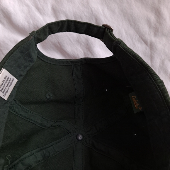 Cabelas green snap back truckers hat - Picture 11 of 11